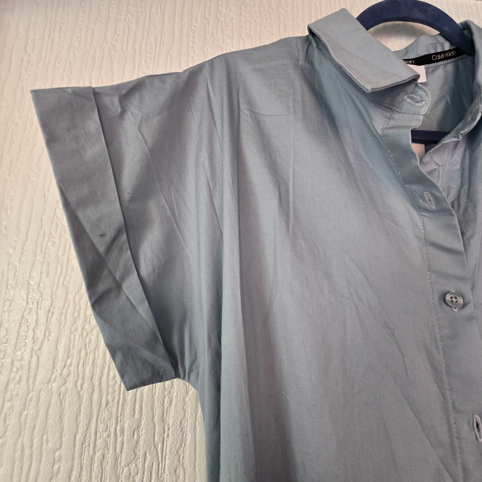 Calvin Klein Classic Shirt Dress with Tie Waist – BNWT, size L