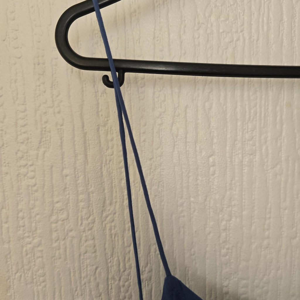 IMI LOA Blue Silk Handmade Camisole Top Size 2 (Size S)