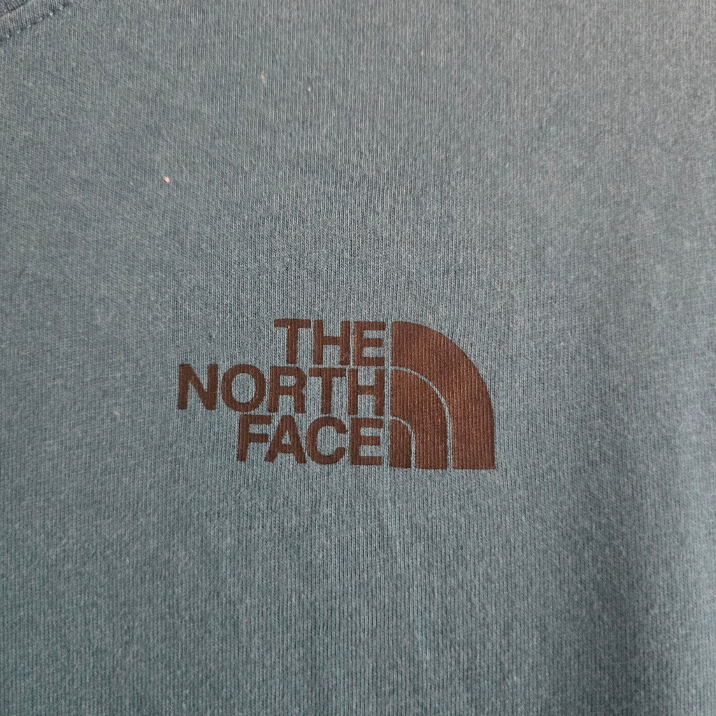 The North Face Men's Blue Graphic Crew Neck T-Shirt, Medium, Premium