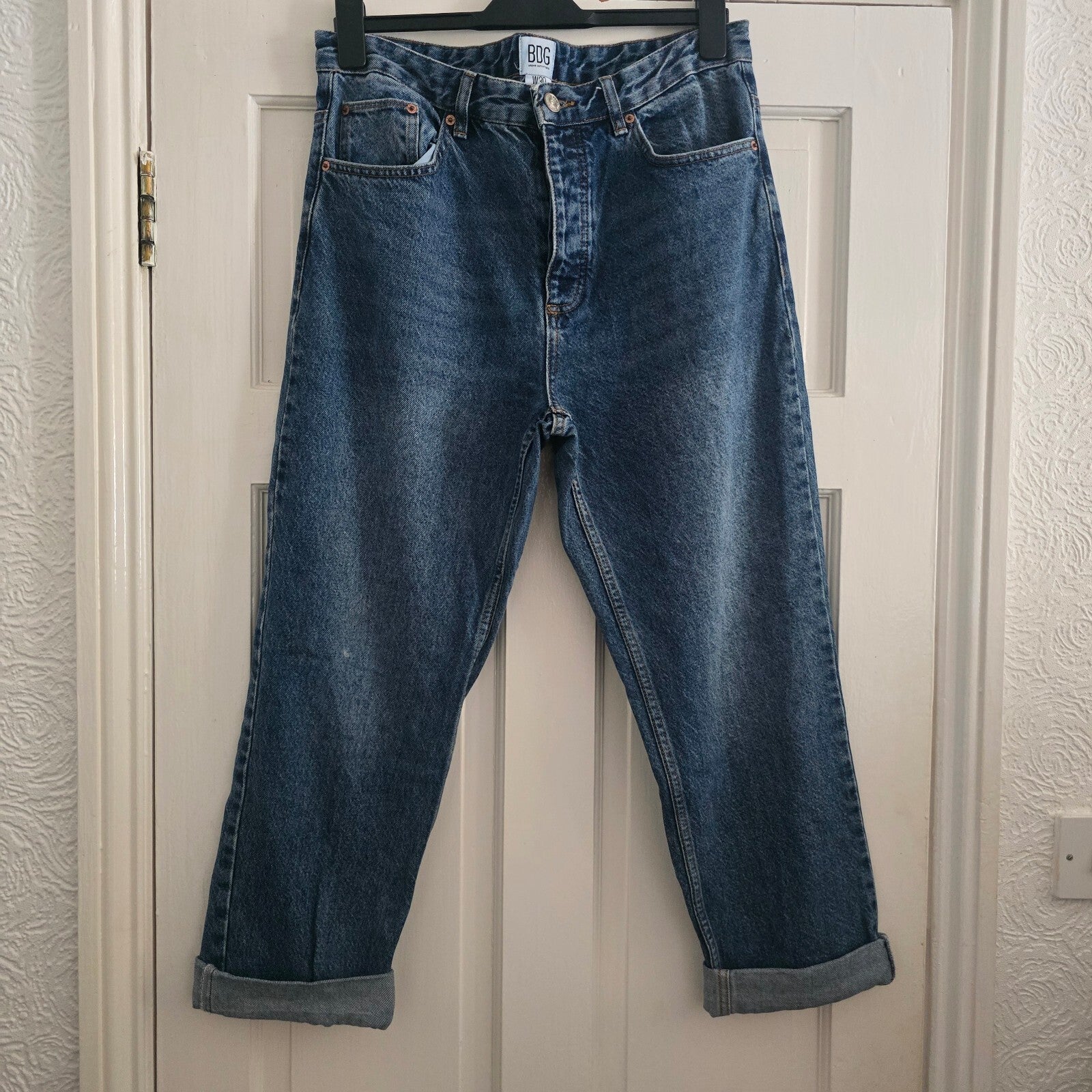 BDG Urban Outfitters Classic Blue Denim Jeans W30 L32, relaxed fit, premium