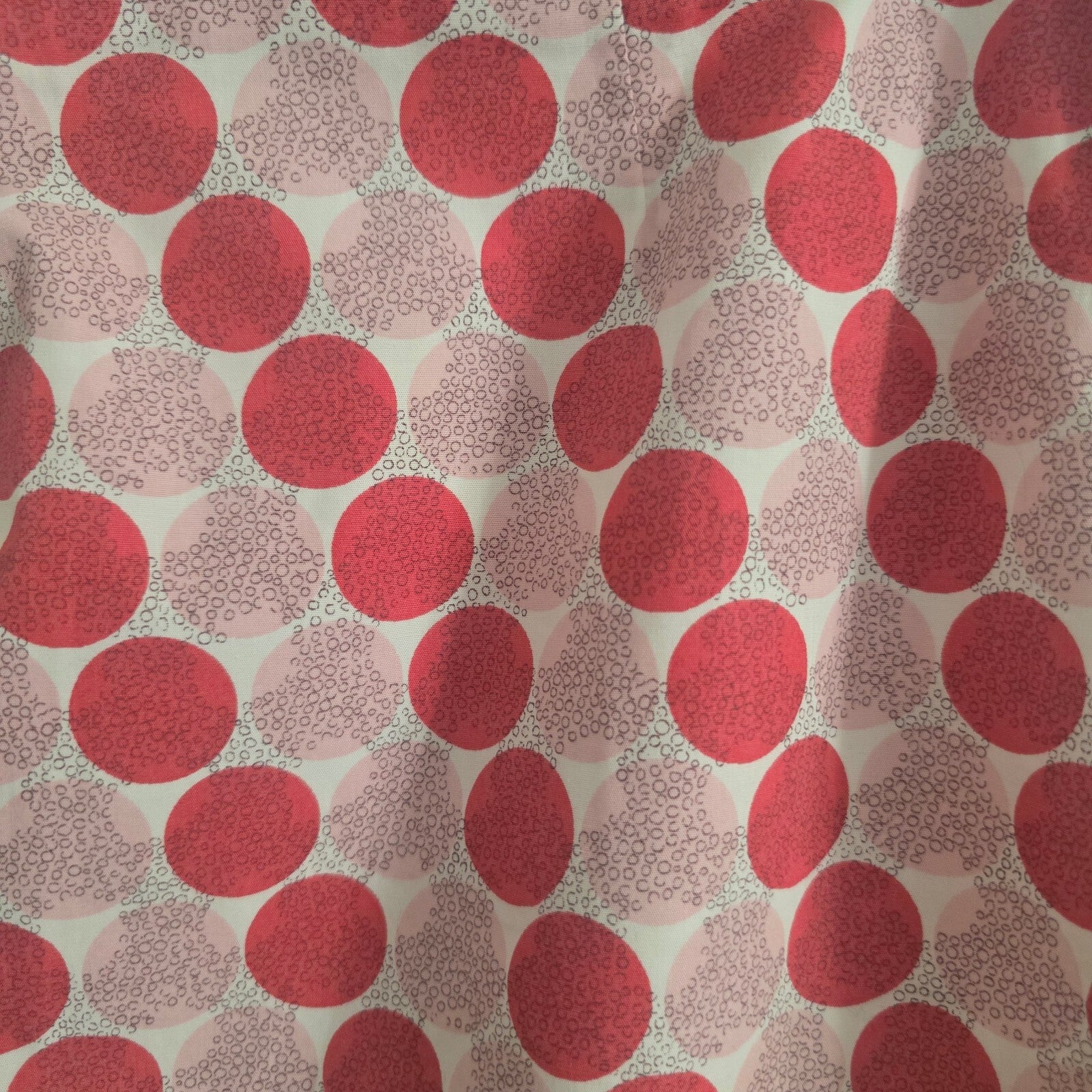Boden Red and Pink Polka Dot Mini Skirt Size 14