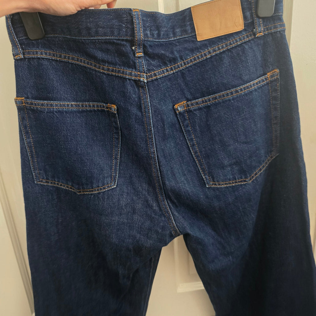 French Connection Dark Blue Denim Jeans Size UK 6, relaxed fit