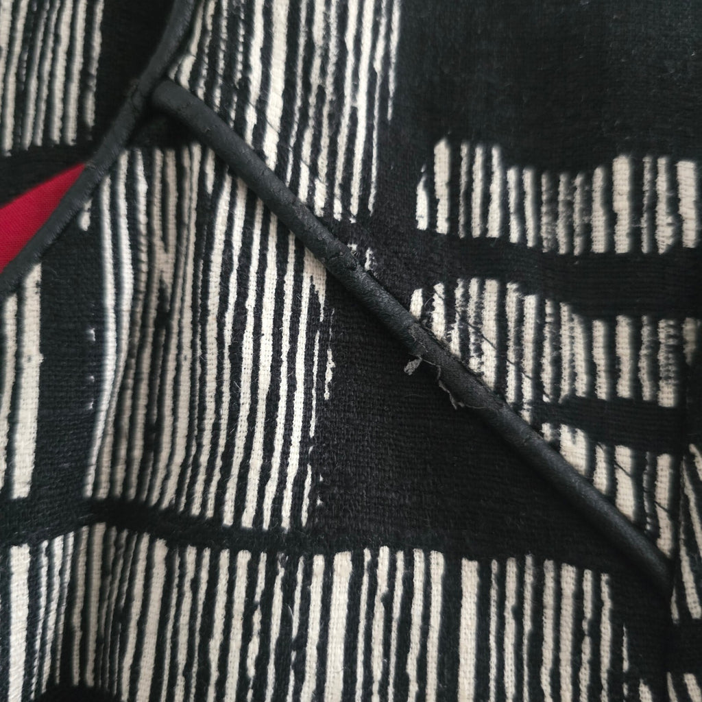Next Black and White Patterned Zip-Up Jacket Blazer Size 16