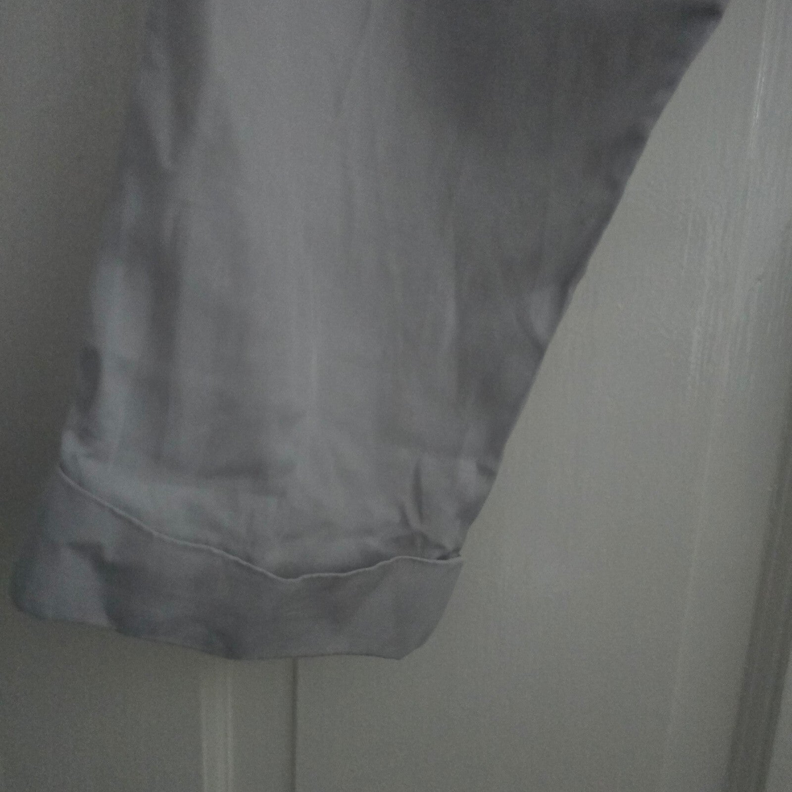 COS Light Grey Tapered Trousers with Hook and Zip Closure size 34 (UK8) turn ups