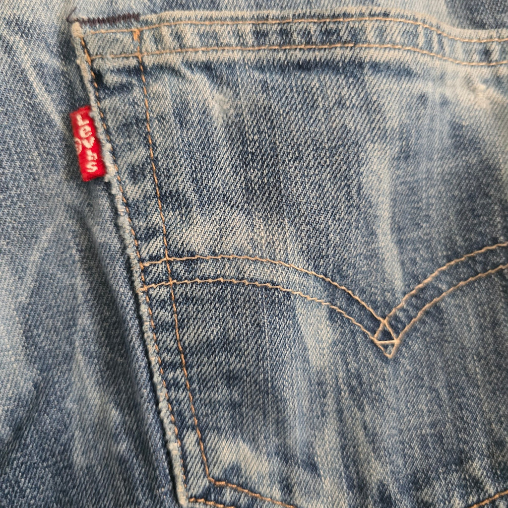 Levi's 511 Slim Fit Tie-Dye Effect Blue Denim Jeans W30 L32, rare, vintage