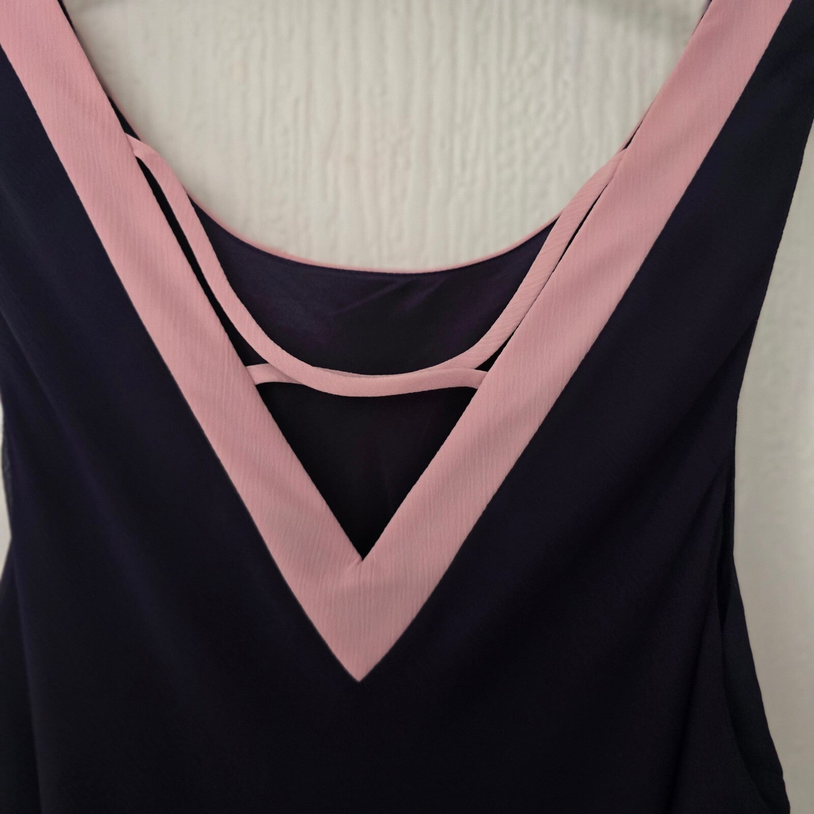 Jacques Vert Navy and Pink Layered Ruffle Dress Suit & Bolero Jacket 20 coord