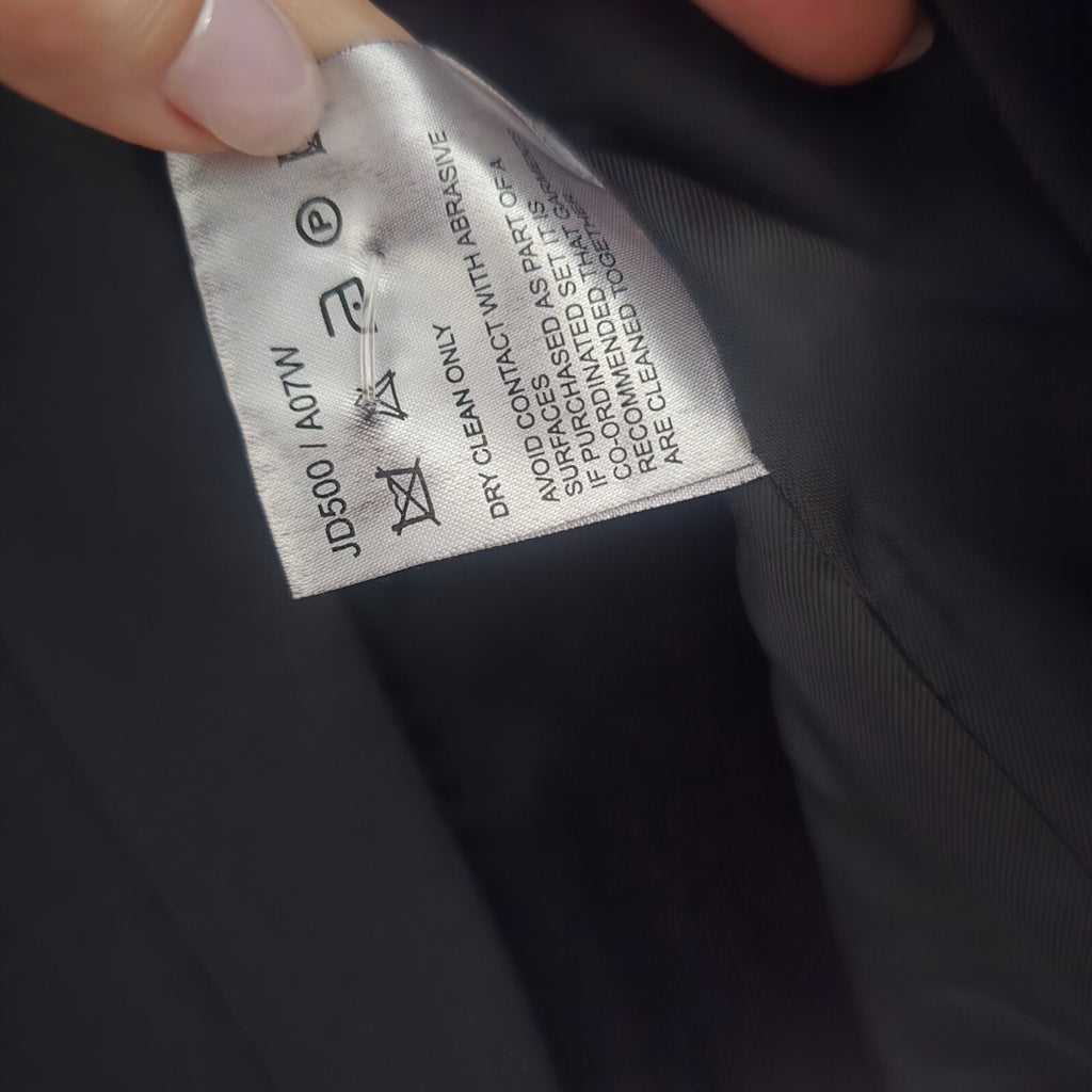 Whistles Black Single-Button Breasted Blazer Jacket UK14 EU42