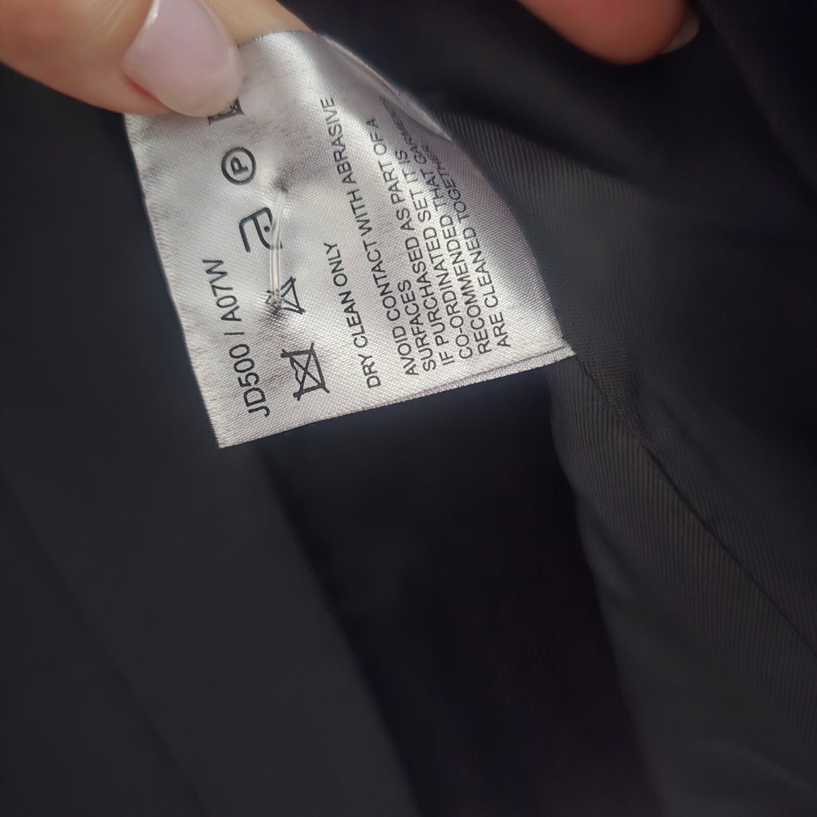 Whistles Black Single-Button Breasted Blazer Jacket UK14 EU42