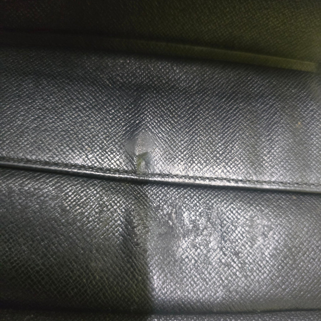 Louis Vuitton Black Epi Leather Long Wallet, Unisex, Designer, Luxury