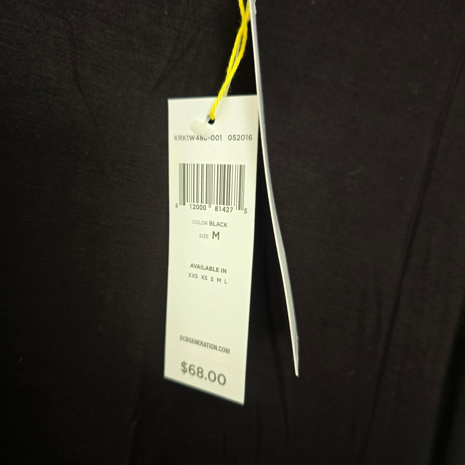 BCBGeneration Black Sleeveless Midi Dress Size M, BNWT, premium luxury
