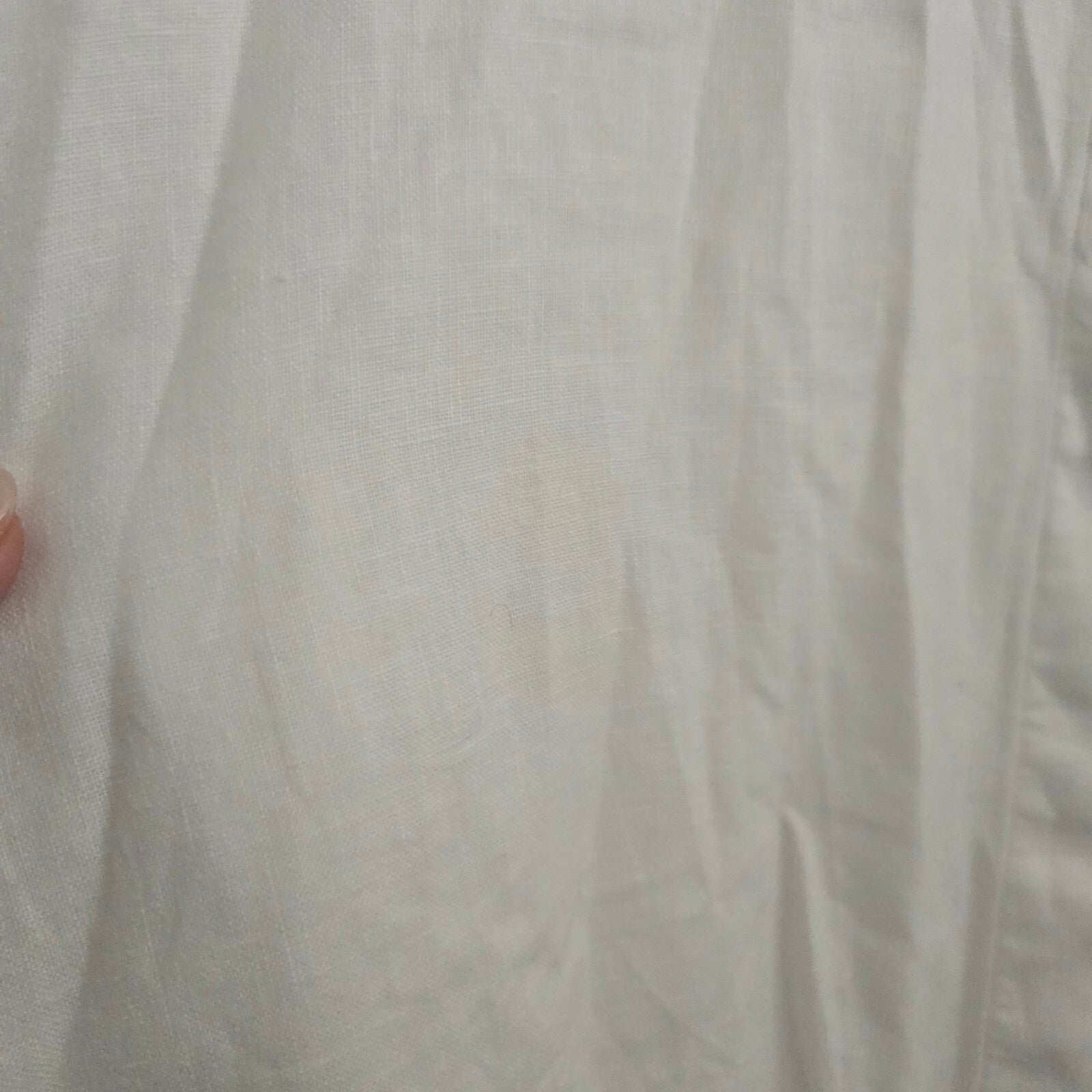 COS White Relaxed Fit Oversized Linen Shirt Dress EUR XS, Midi Length, pockets