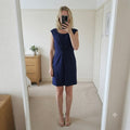 Love21 Navy Blue Sleeveless Short Dress Size L, BNWT