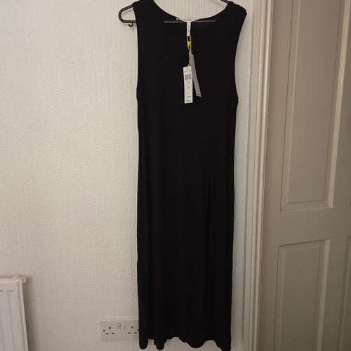 BCBGeneration Black Sleeveless Midi Dress Size M, BNWT, premium luxury