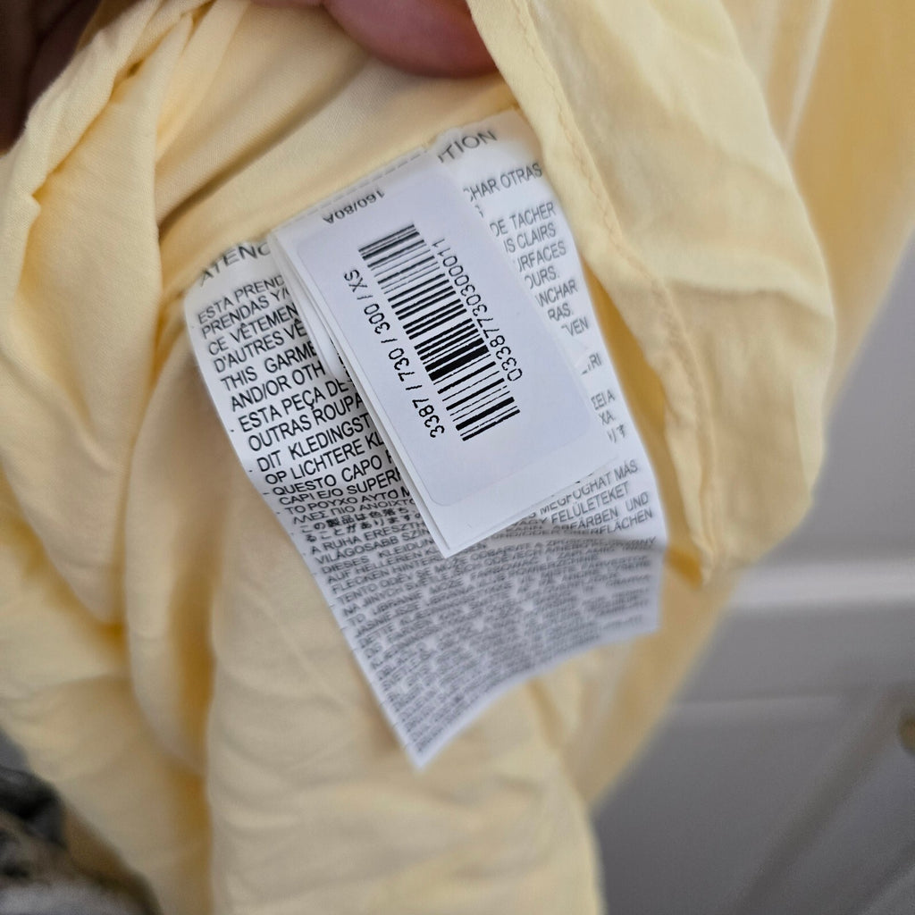 Zara Yellow Slip Maxi Long Dress with Spaghetti Straps, Size XS, BNWT