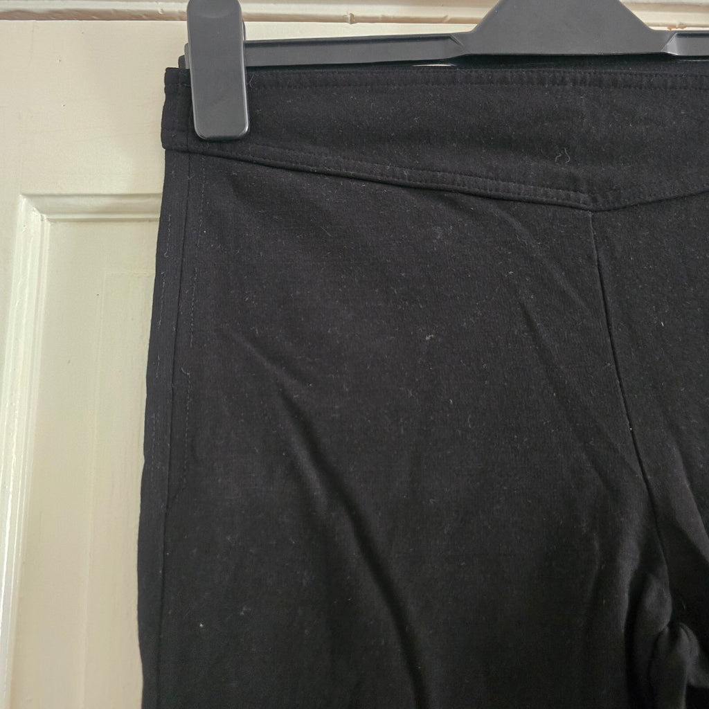 French Connection Black Slim Fit Tailored Smart Leggings Trousers Size 12