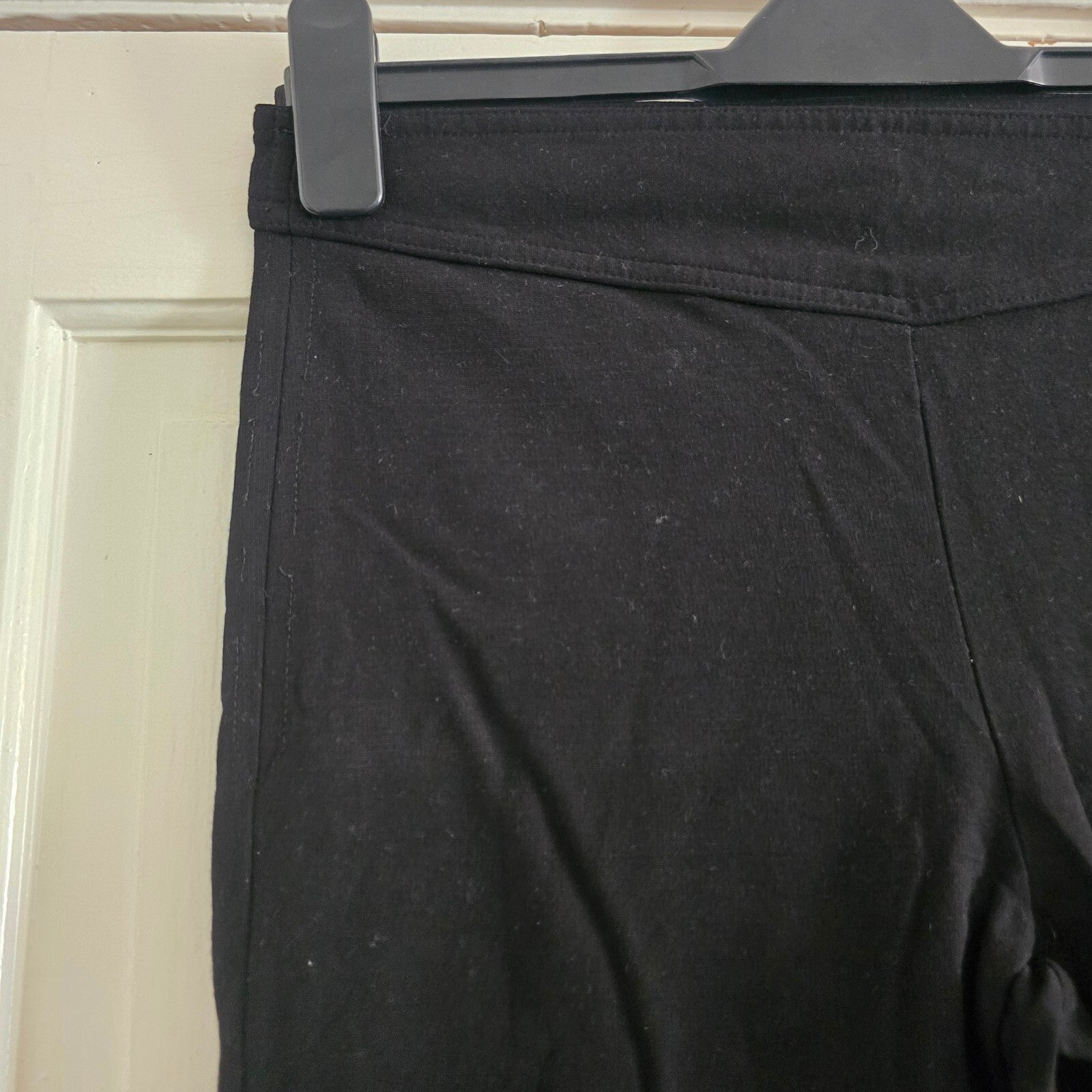 French Connection Black Slim Fit Tailored Smart Leggings Trousers Size 12