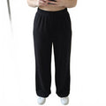 boohoo Black Wide Leg Lounge Pants UK 14