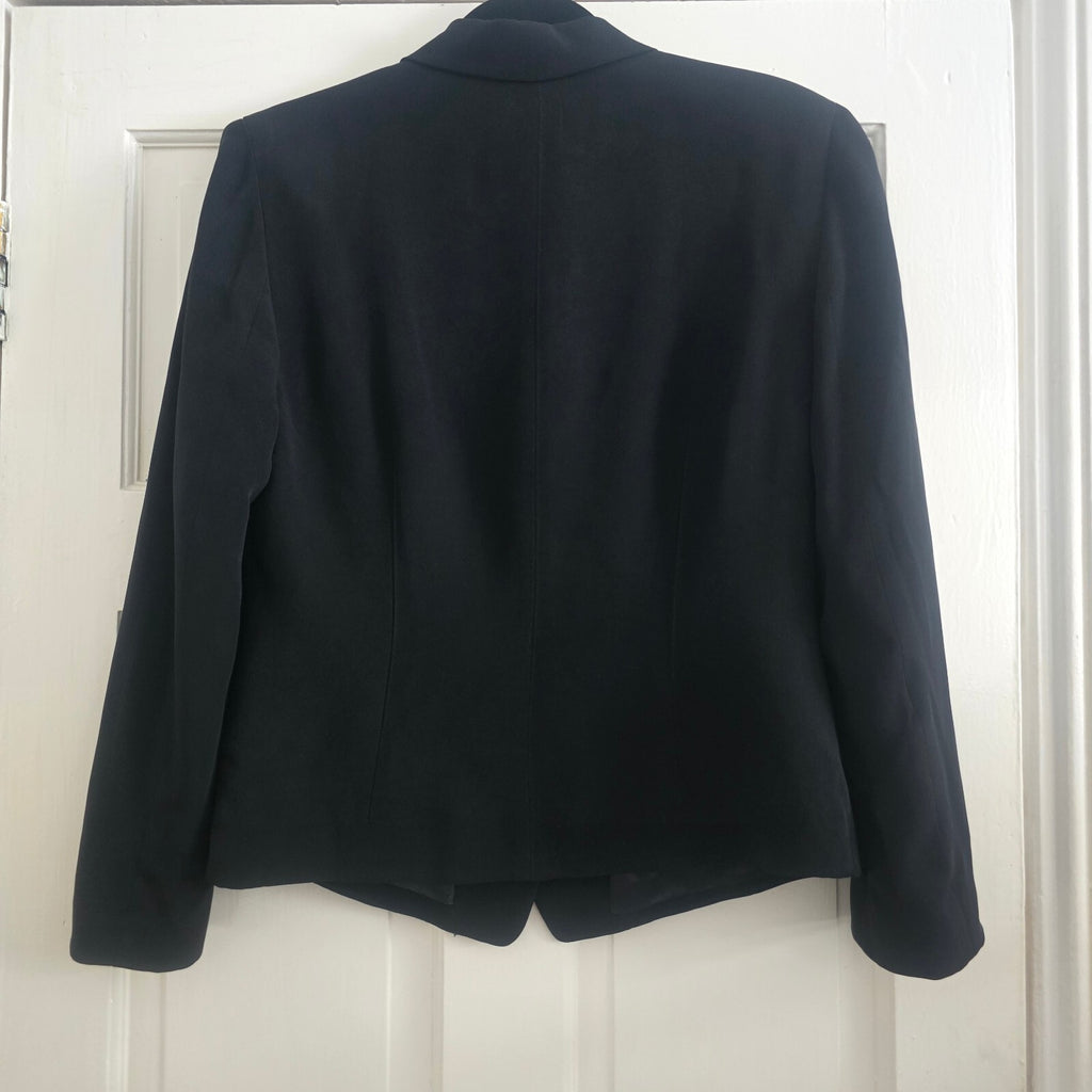 Austin Reed Classic Black Women's Blazer Jacket Size 10 UK