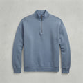 ASOS DESIGN Men's Half Zip Blue Cotton Sweatshirt Jumper, Size M