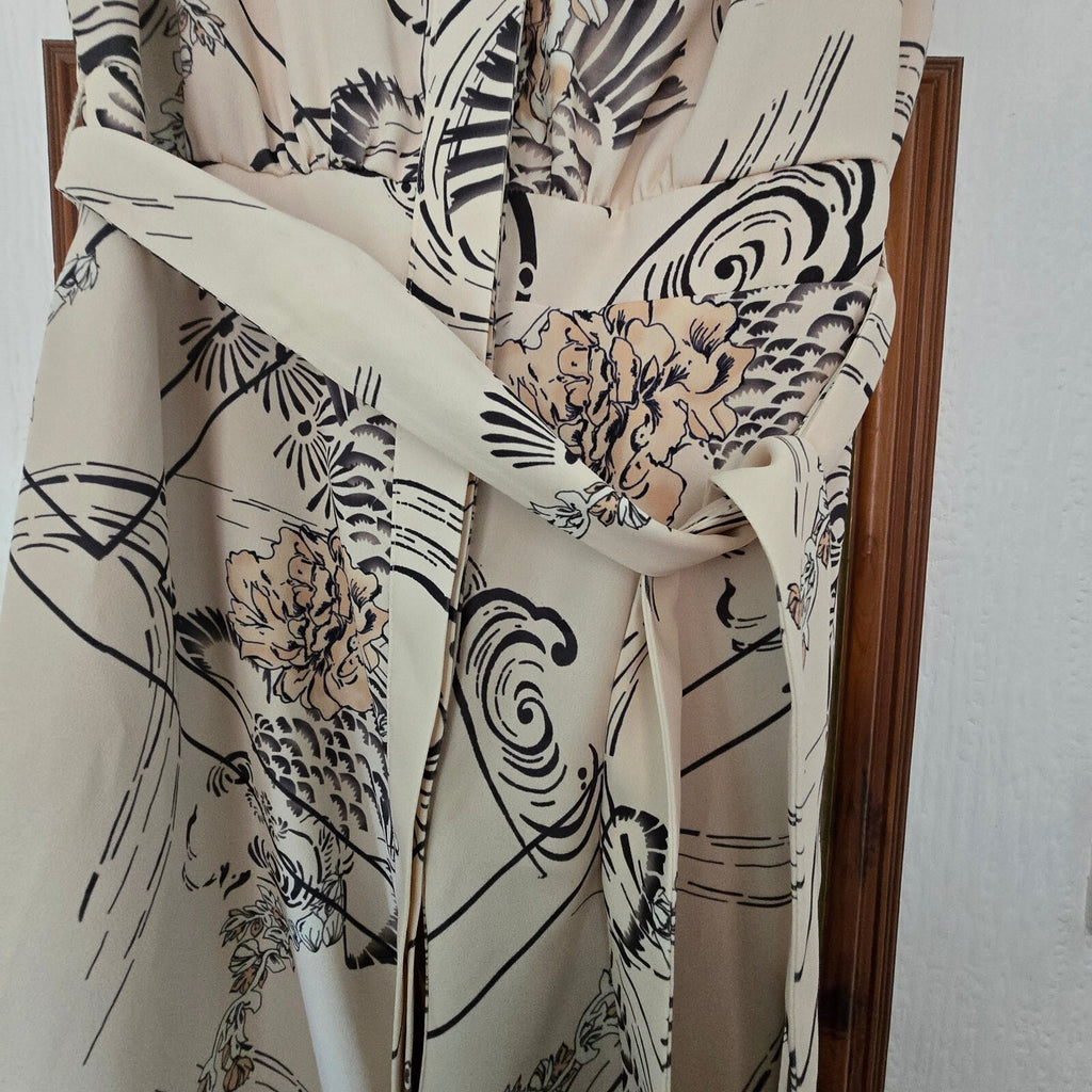 Iconic Karen Millen 'Koi' Print Dress – Excellent Condition, size 10, rare