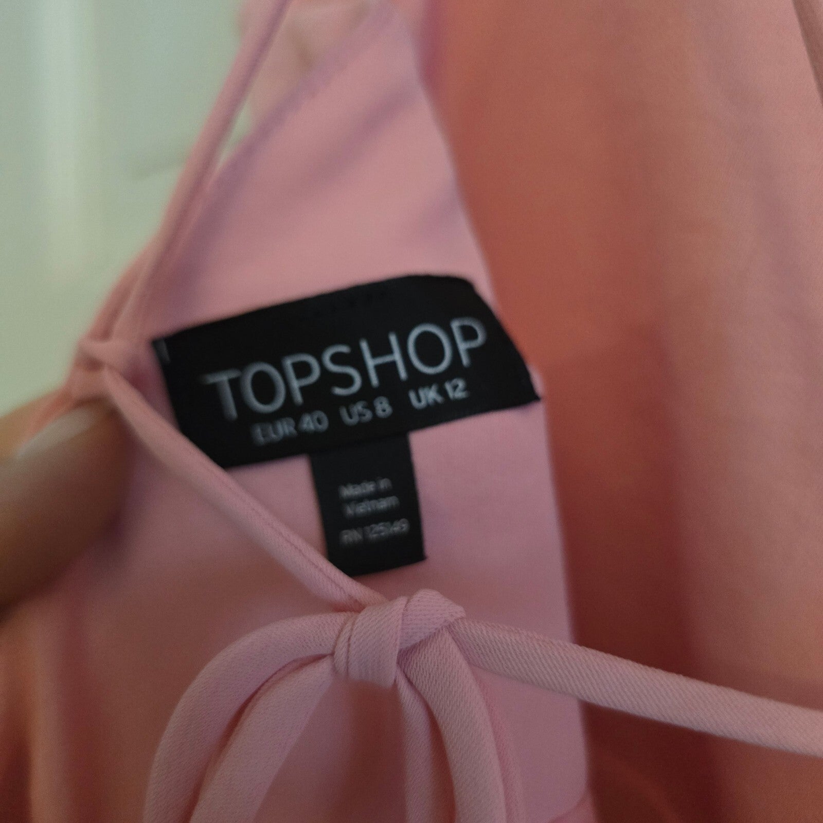 Topshop Pink Embroidered Floral Midi Dress UK 12, front splits, wedding, party