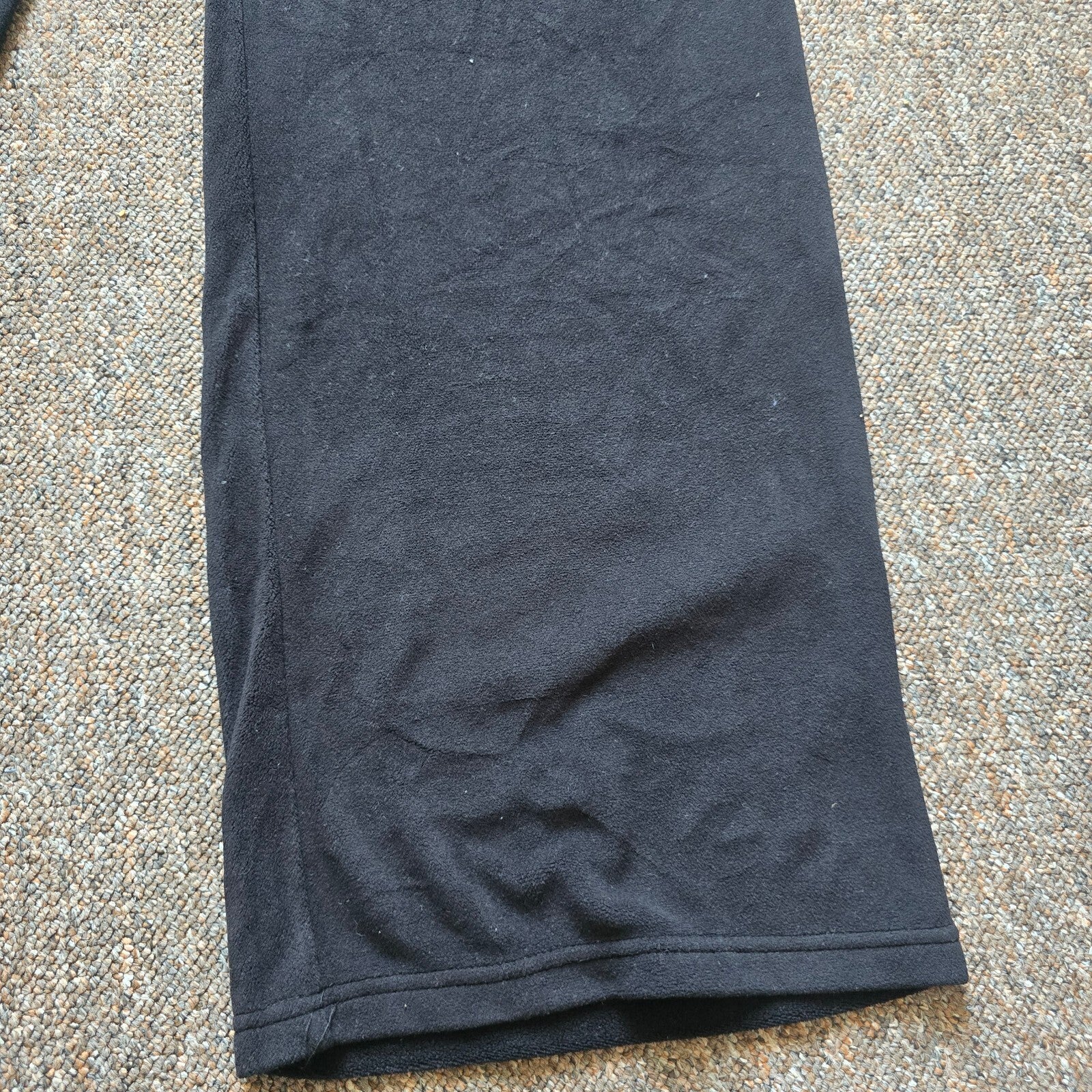 boohoo Black Wide Leg Lounge Pants UK 14