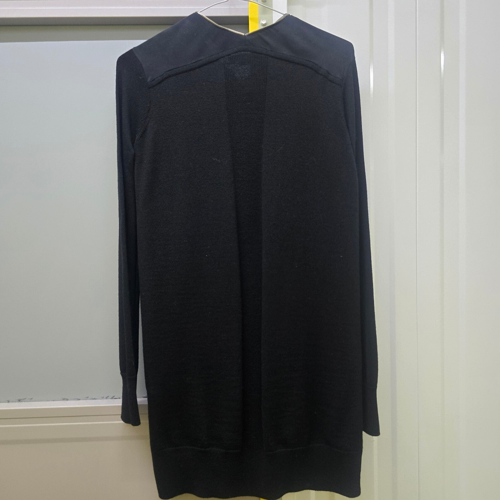 AllSaints Jamie Zip Longline Cardigan Black, Relaxed Fit BNWT, rrp £168, size XS