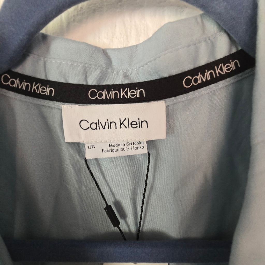 Calvin Klein Classic Shirt Dress with Tie Waist – BNWT, size L