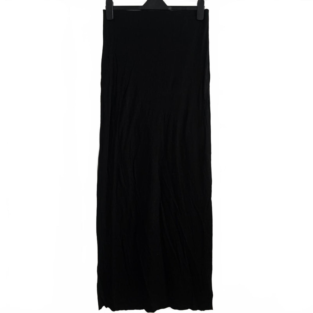 Zara W&B Collection Black Long Thin Knitted Stretch Skirt Size L