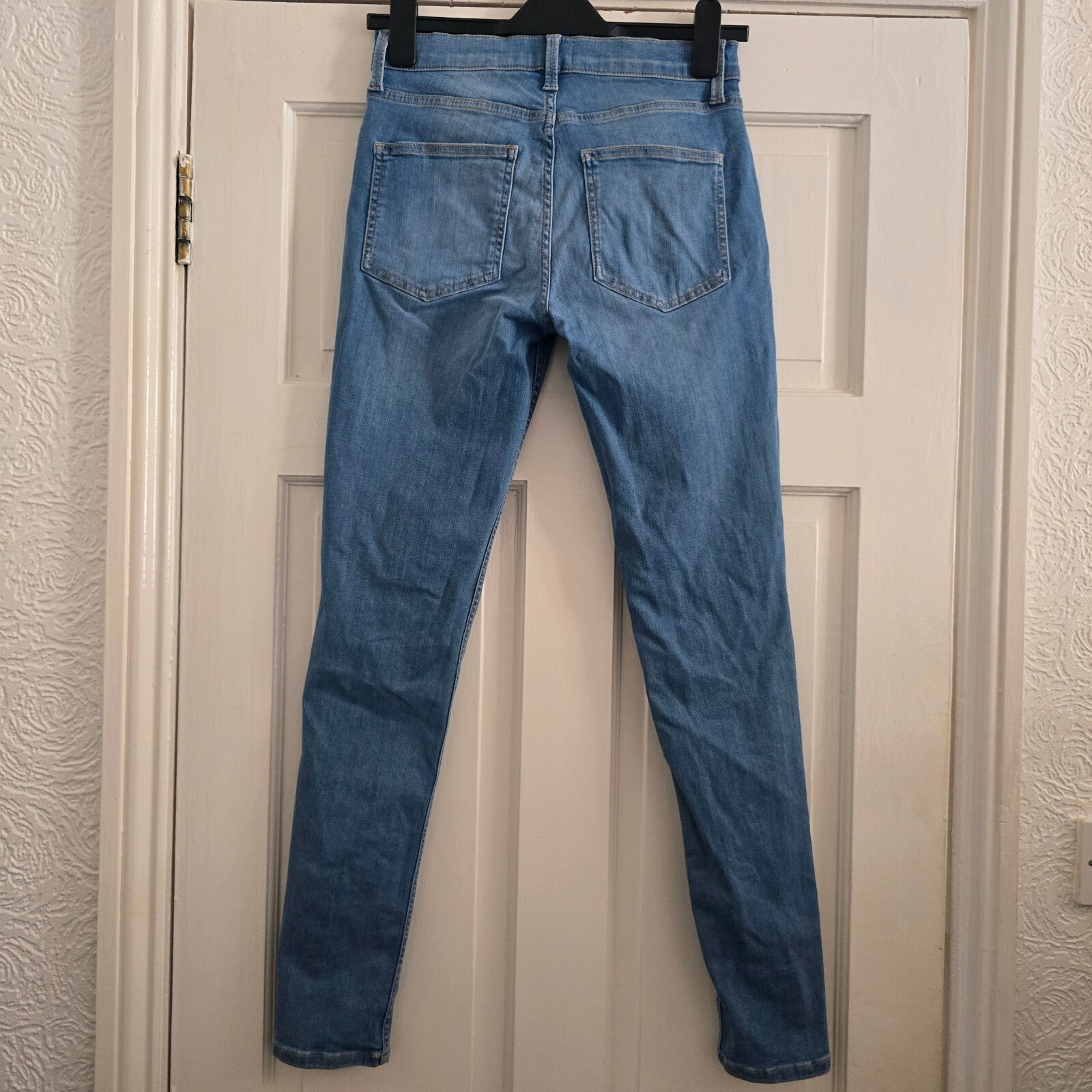French Connection Light Blue High Waisted Skinny Jeans UK Size 10 / US Size 6