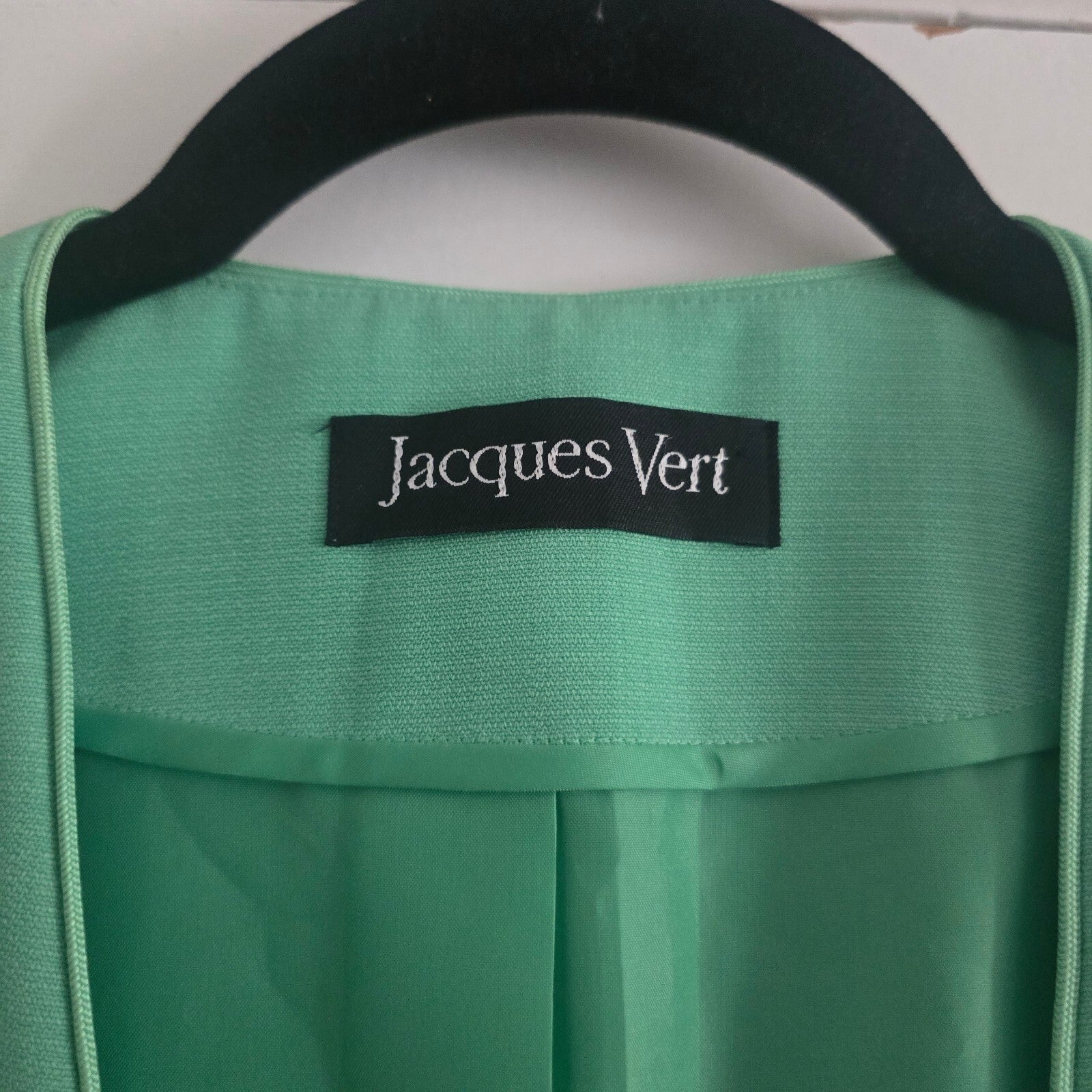 Jacques Vert Mint Green Short Sleeve Blazer Jacket UK Size 12