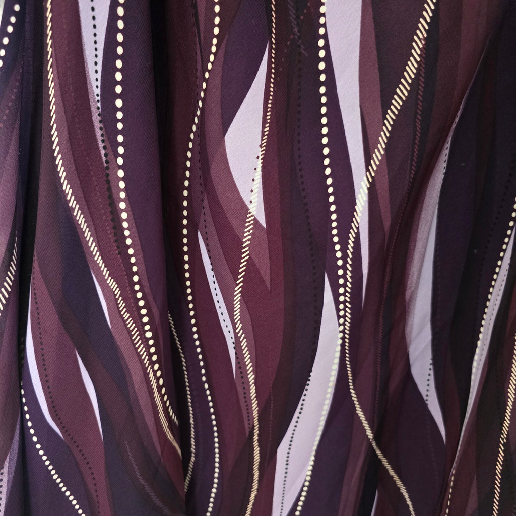Windsmoor Lilac V-Neck Button Blazer, Purple Patterned Slip Skirt Suit Set coord