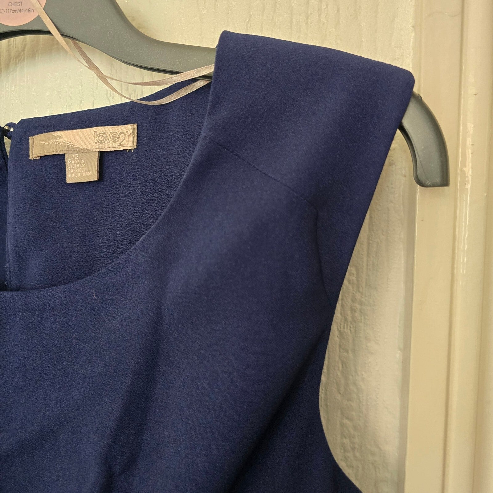 Love21 Navy Blue Sleeveless Short Dress Size L, BNWT