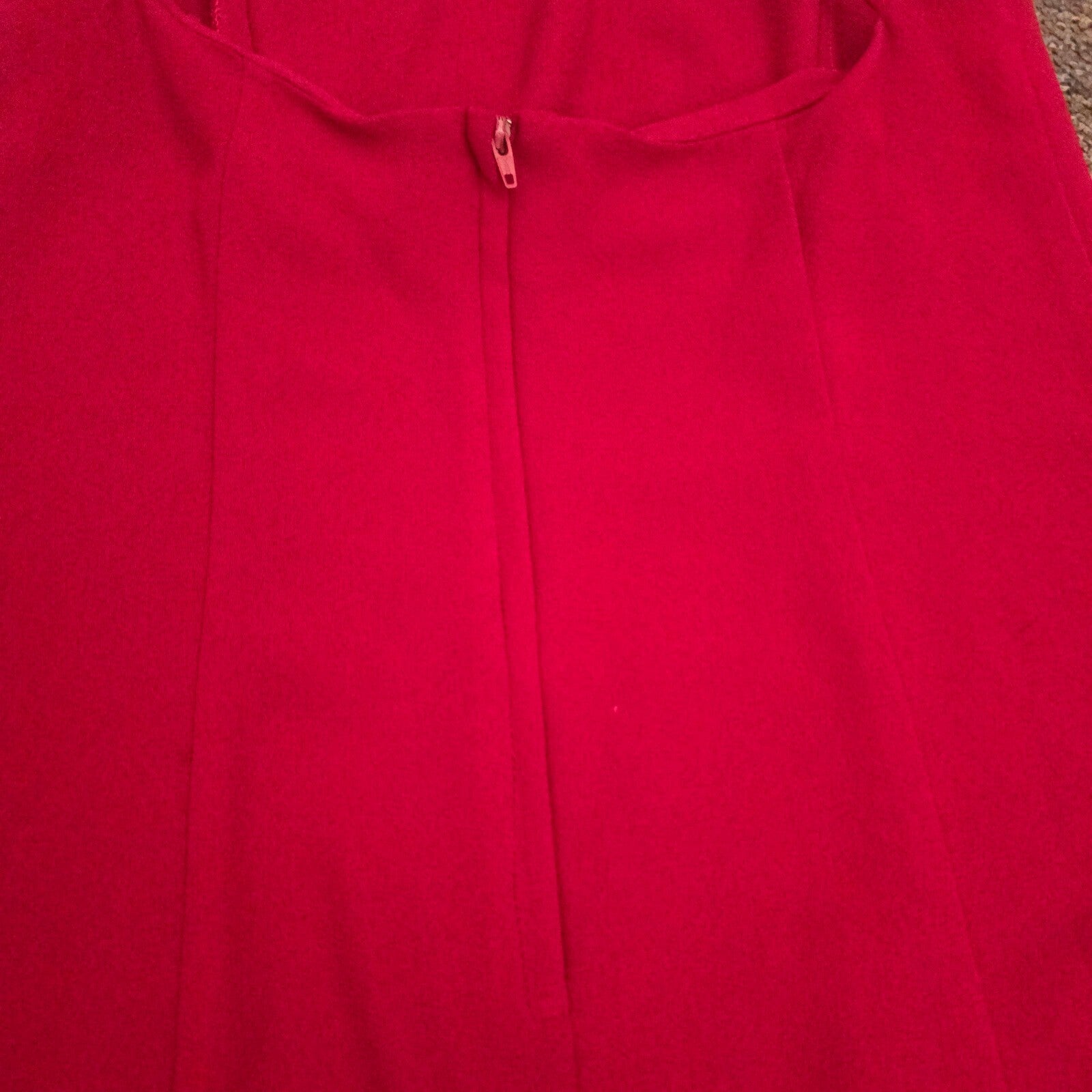 Wallis Red Strappy Back knee length Dress Size 10 work business smart casual criss cross back