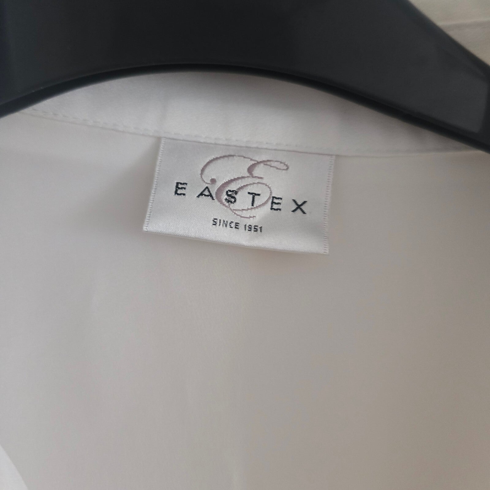 Eastex White Pleated Front Blouse Shirt UK 12 EU 38 100% Polyester