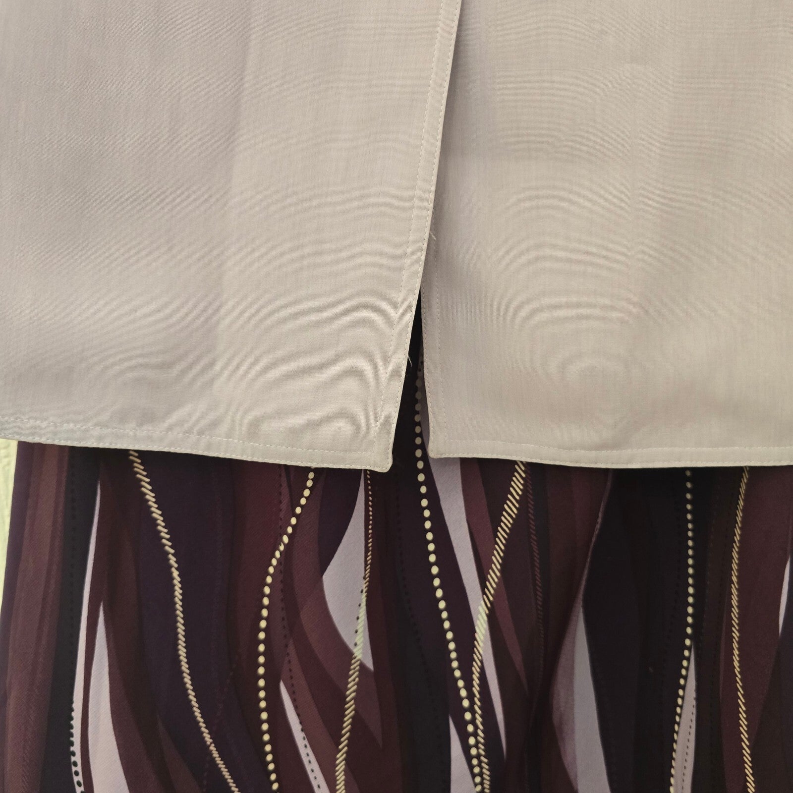 Windsmoor Lilac V-Neck Button Blazer, Purple Patterned Slip Skirt Suit Set coord