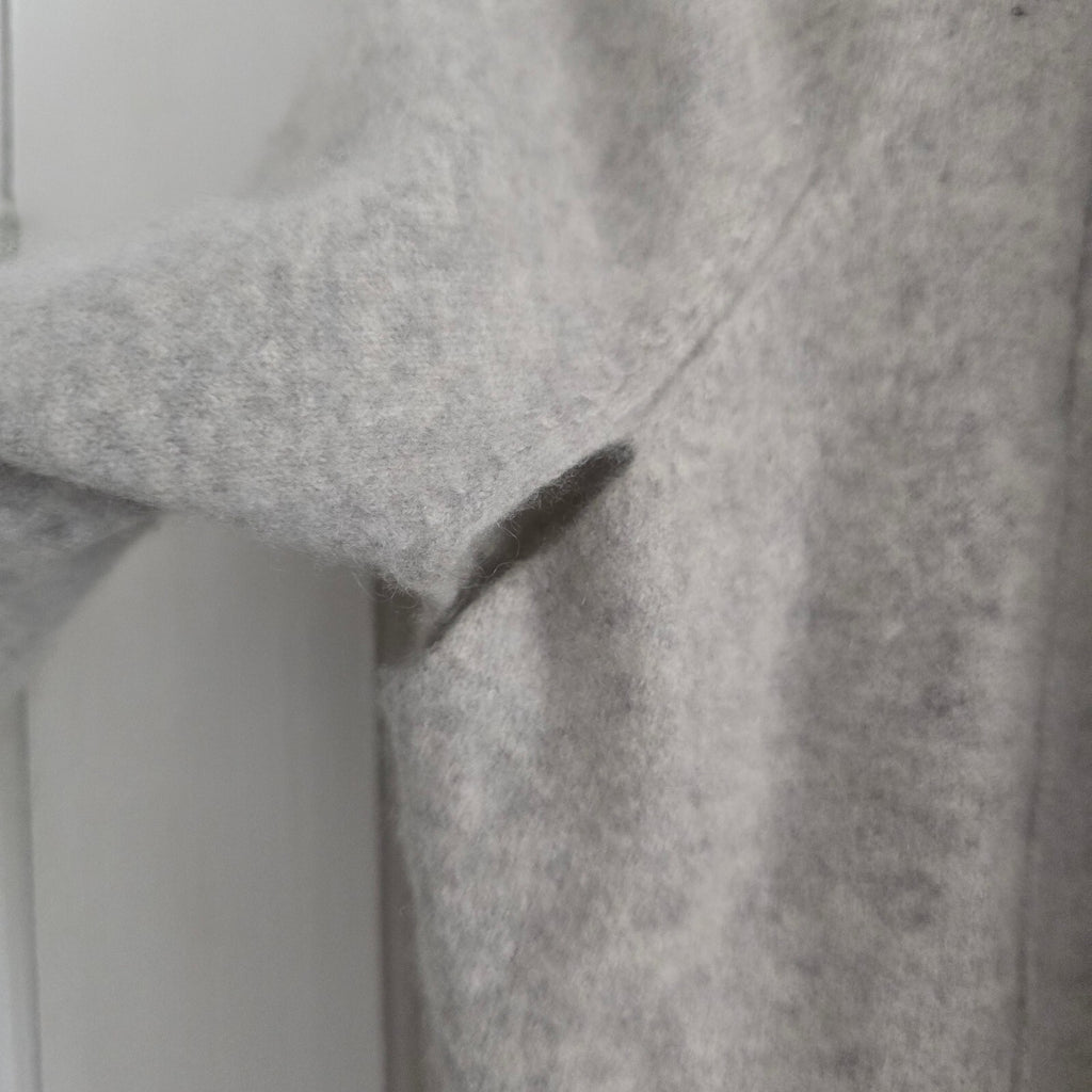 White Company Cashmere Open Front Cardigan Sweater, Size L