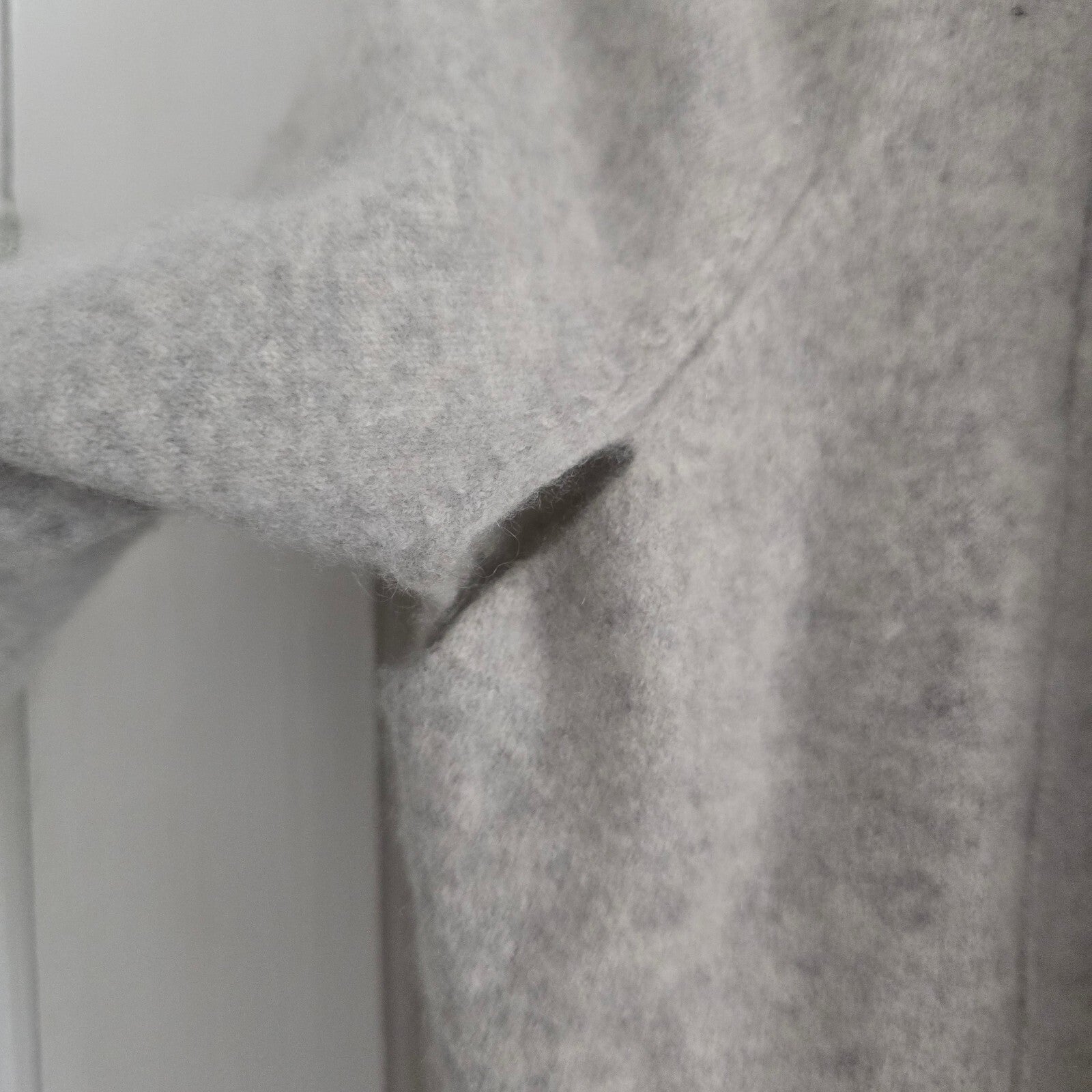 White Company Cashmere Open Front Cardigan Sweater, Size L