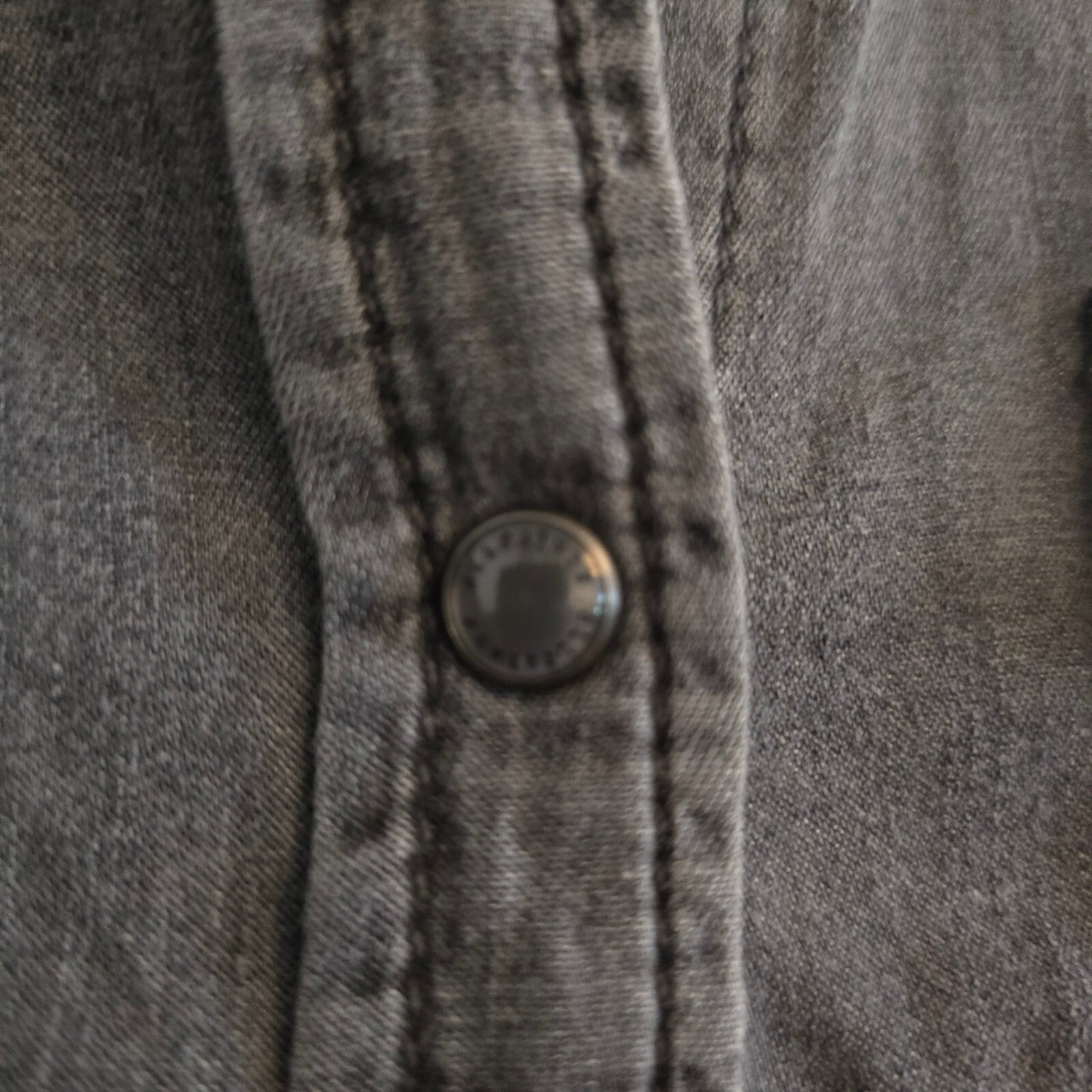 AllSaints Cropped Denim Shirt Thin Jacket UK 6, layering, festival, blogger fave