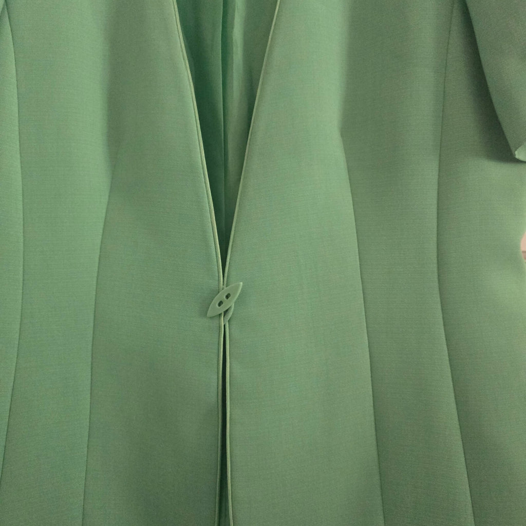 Jacques Vert Mint Green Short Sleeve Blazer Jacket UK Size 12