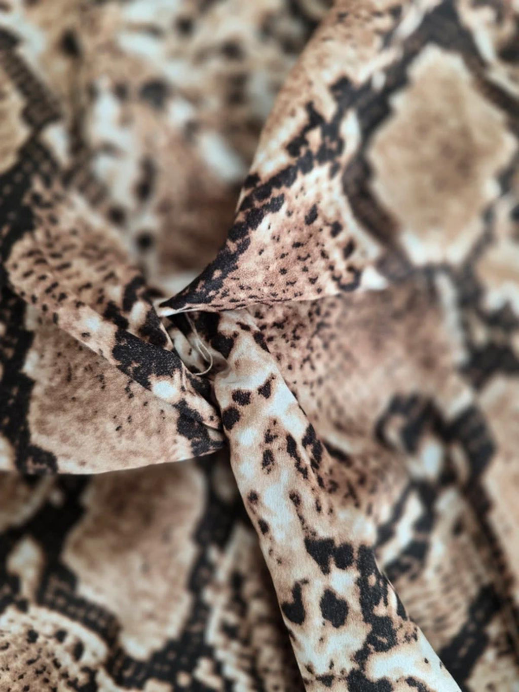 I Saw It First Long sleeve faux wrap animal print mini dress, size 10