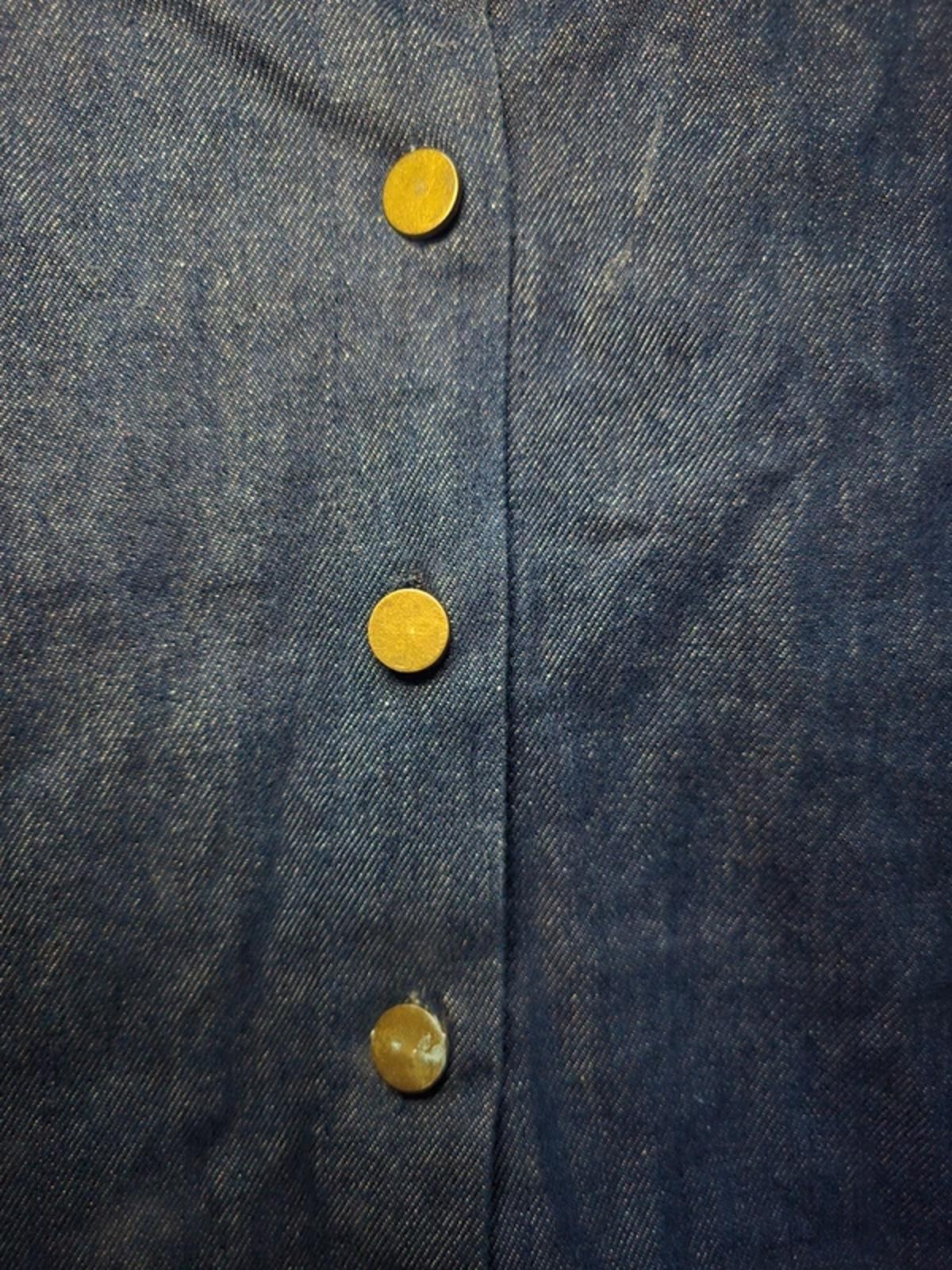 Goldie Dark Denim Pinafore Mini Dress, size 8, seen on many influencers