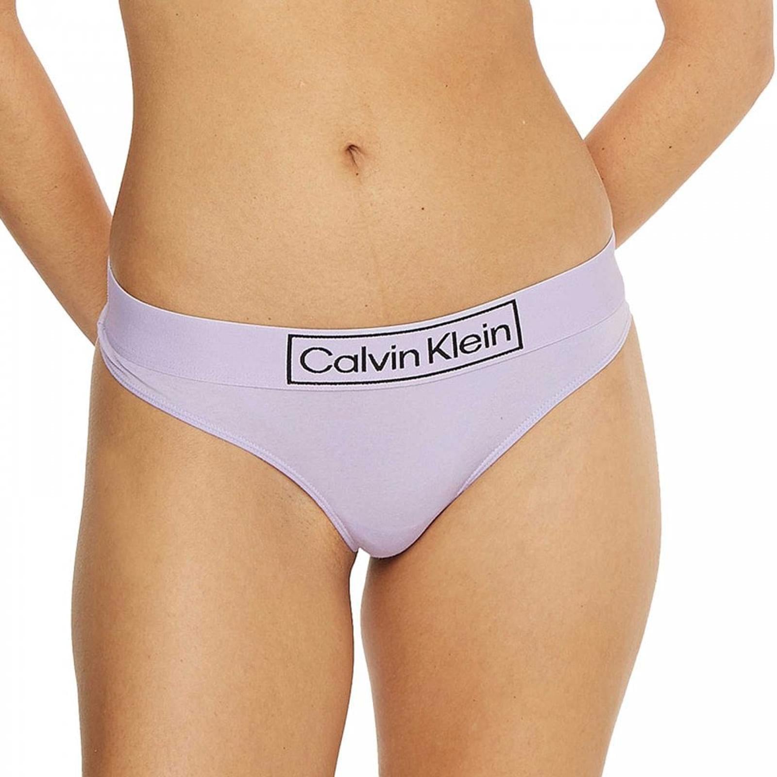 Calvin Klein Reimagined Heritage Thong, Purple, Size L (14/16) RRP £20, BNWT