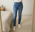 Great Plains London Blue Denim Jeans UK Size 10, stretch, high waist, skinny