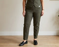 George Olive Green Skinny Treggings Trousers, Elasticated waist, BNWT, size 24