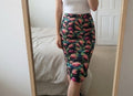 AX Paris Floral Pencil Skirt Size 10, stretch, bodycon tube skirt
