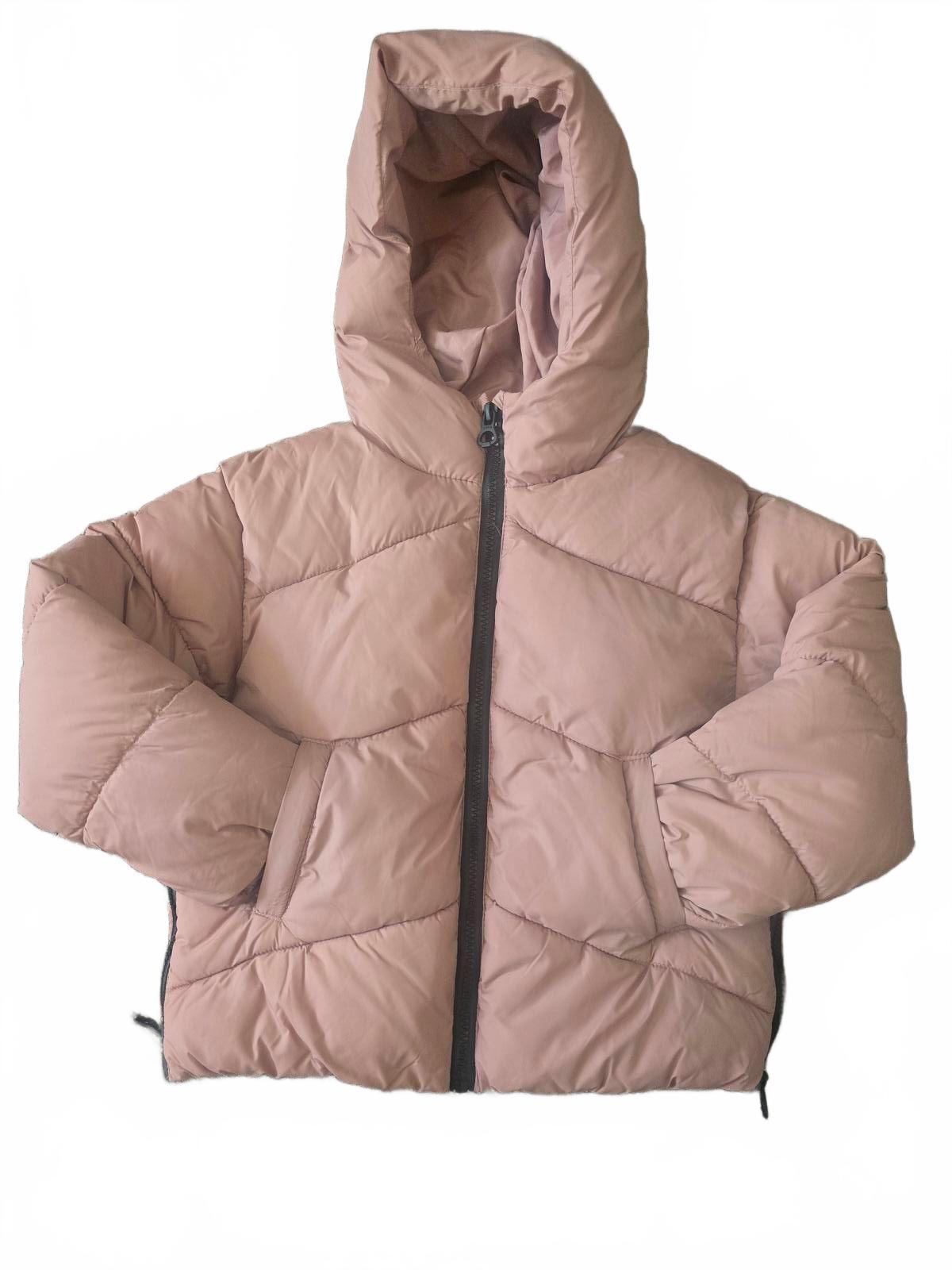 Zara Kids Pink Puffer Jacket with Hood, Age 7, Water resistant, hood