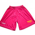Core37 Pink Athletic Shorts Size 36" with Yellow Trumpet Logo, sportswear, Mens