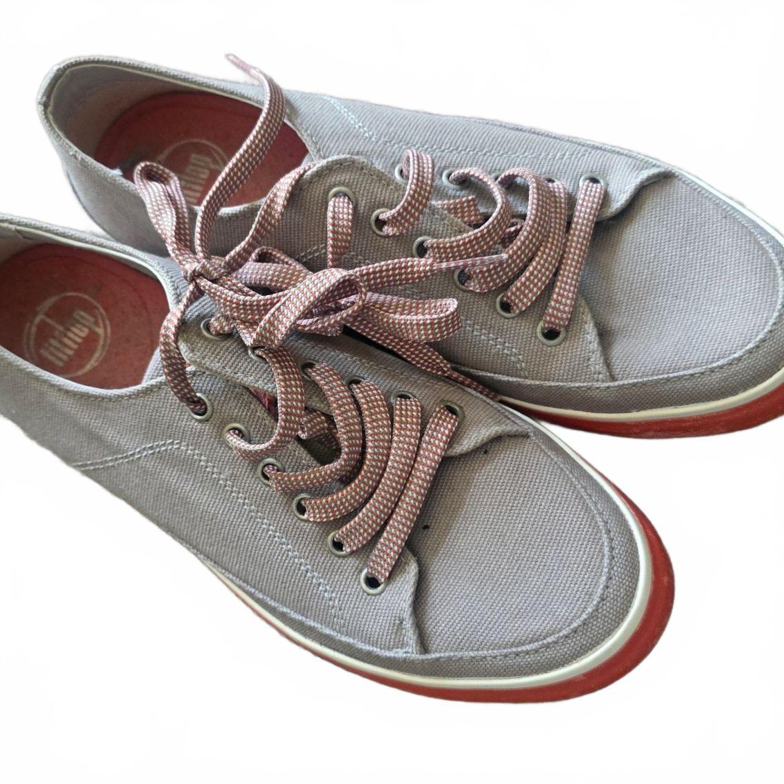 FitFlop Casual Canvas Shoes with Red Soles Size UK 6 / EUR 39