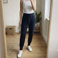 Adidas SLVR Navy Casual Joggers, size XL, archive, designer, collectors, rare